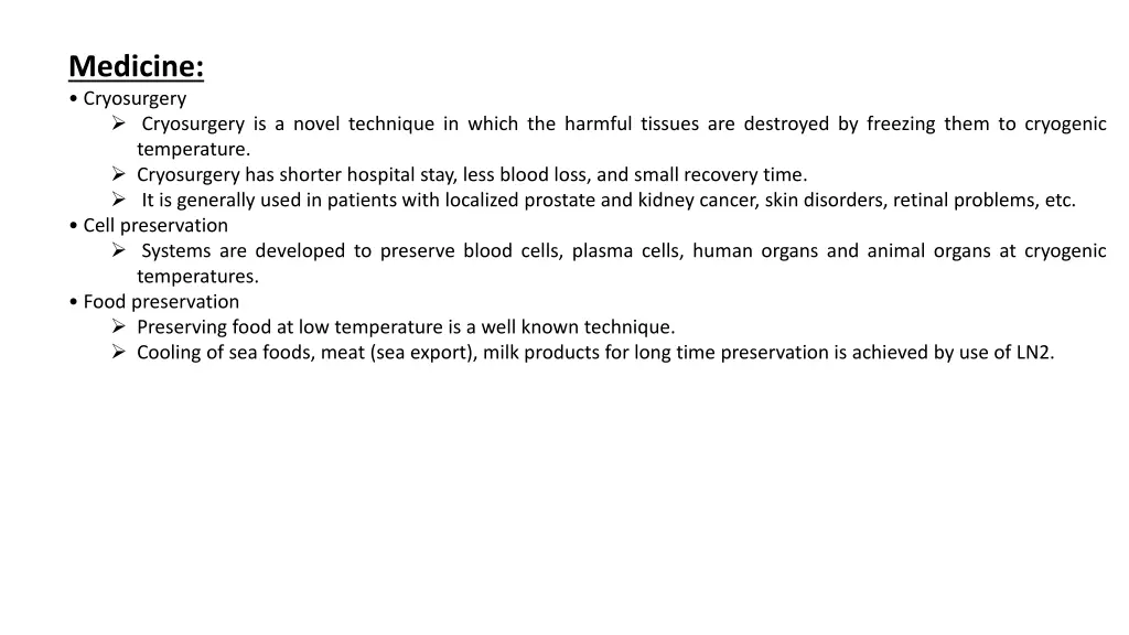 medicine cryosurgery cryosurgery is a novel
