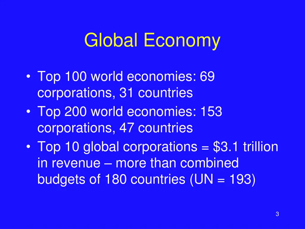 global economy