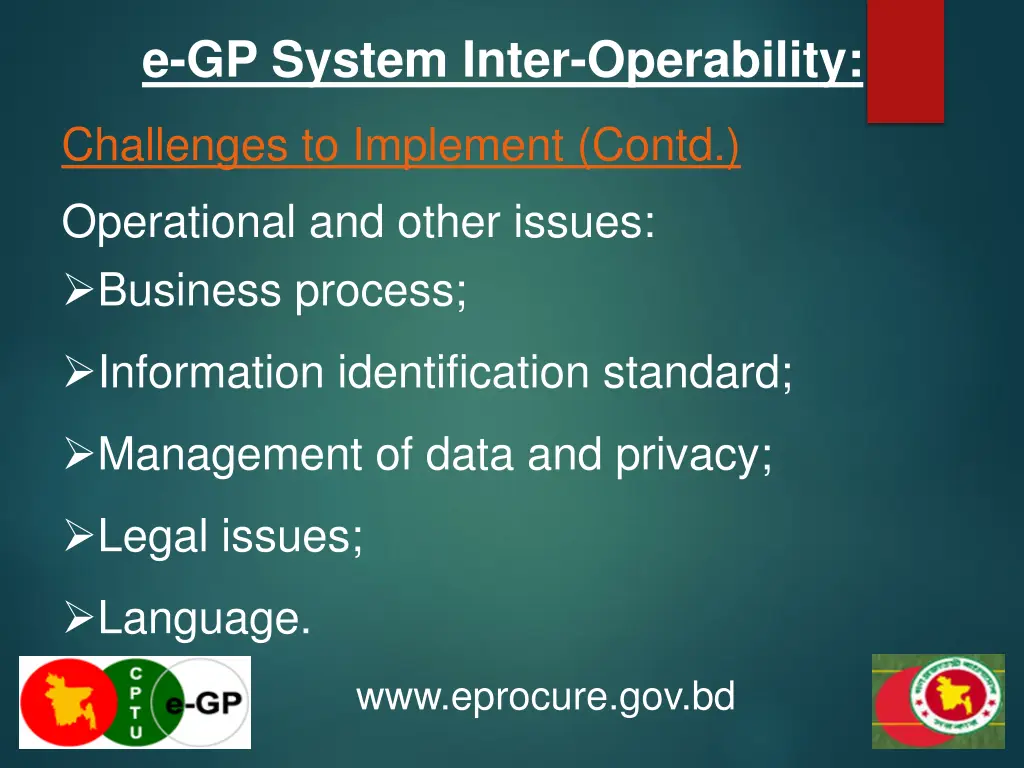 e gp system inter operability 19