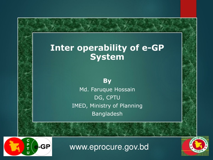 inter operability of e gp system
