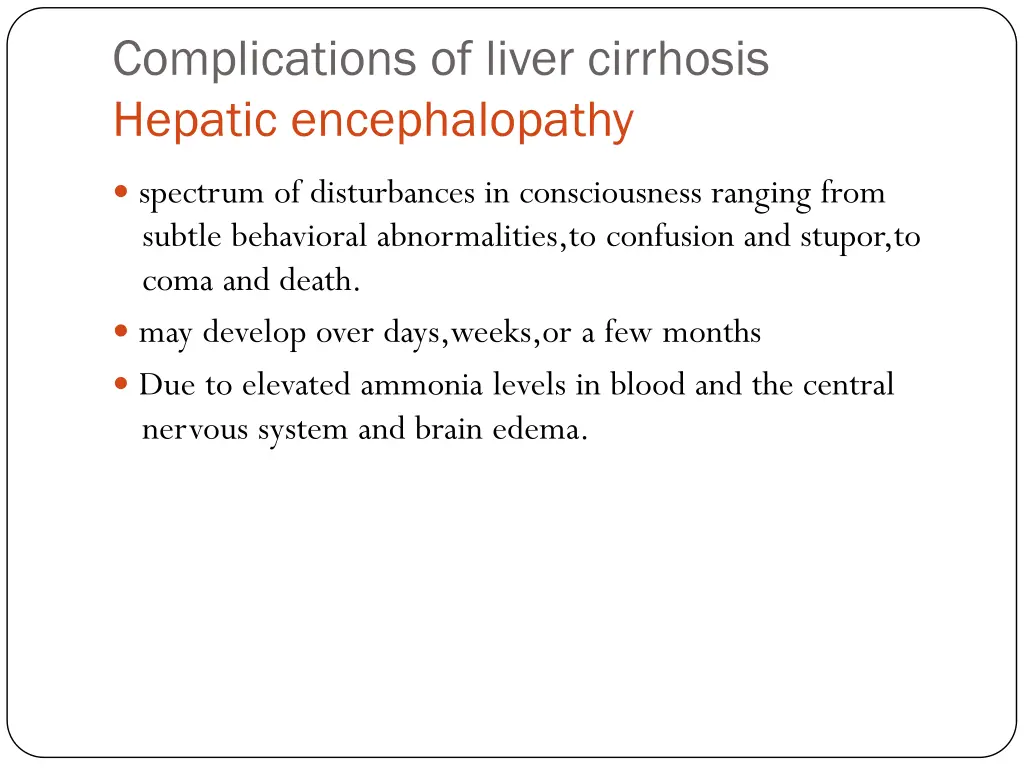 complications of liver cirrhosis hepatic 1