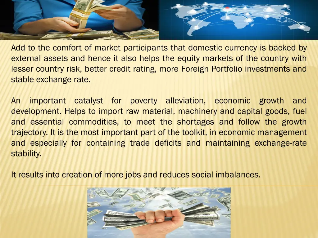 add to the comfort of market participants that