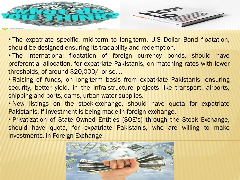 the expatriate specific mid term to long term