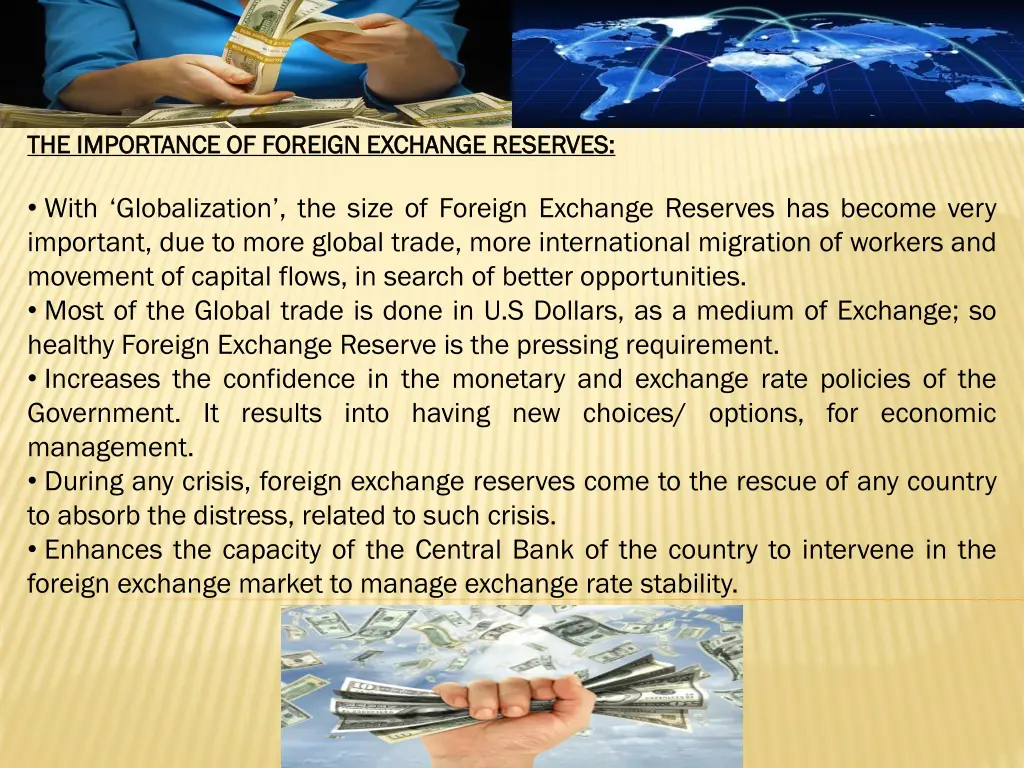 the importance of foreign exchange reserves
