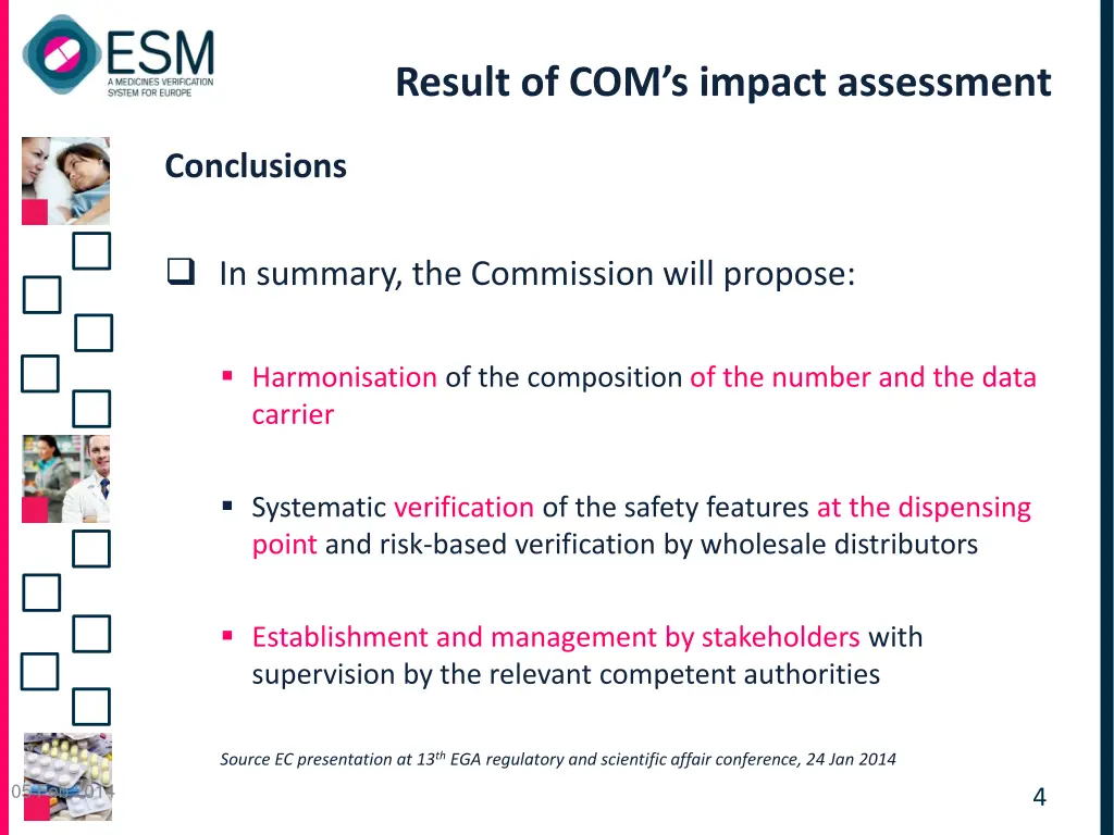 result of com s impact assessment
