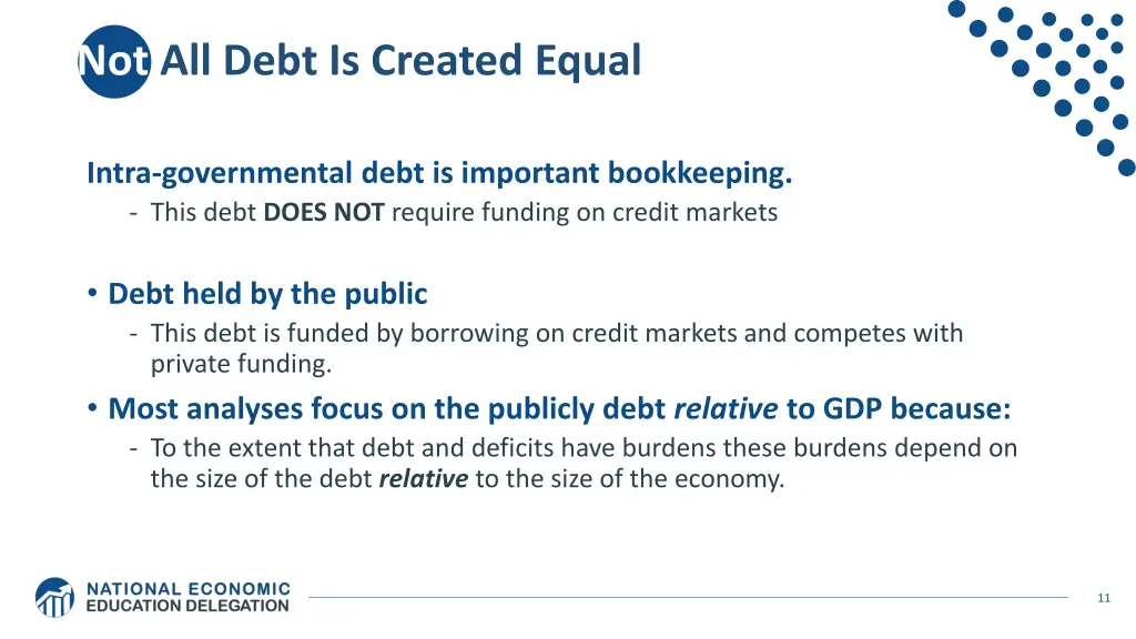 not all debt is created equal