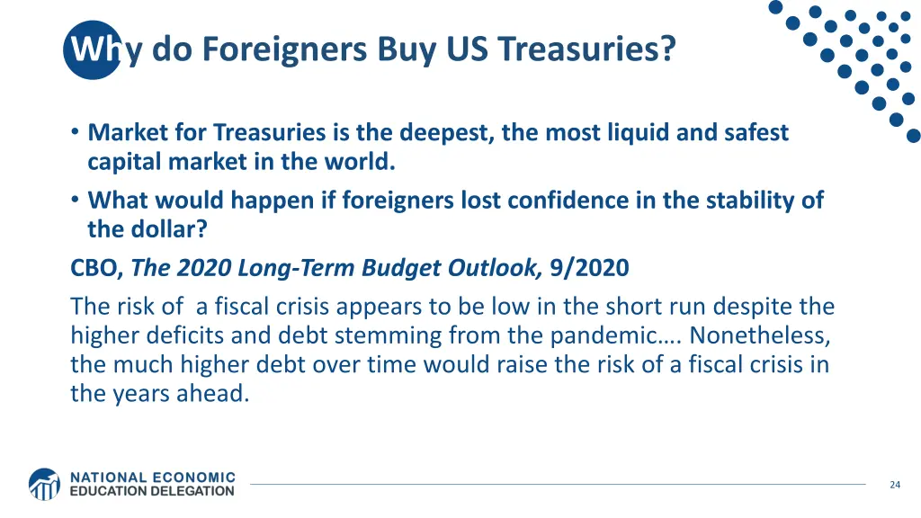 why do foreigners buy us treasuries