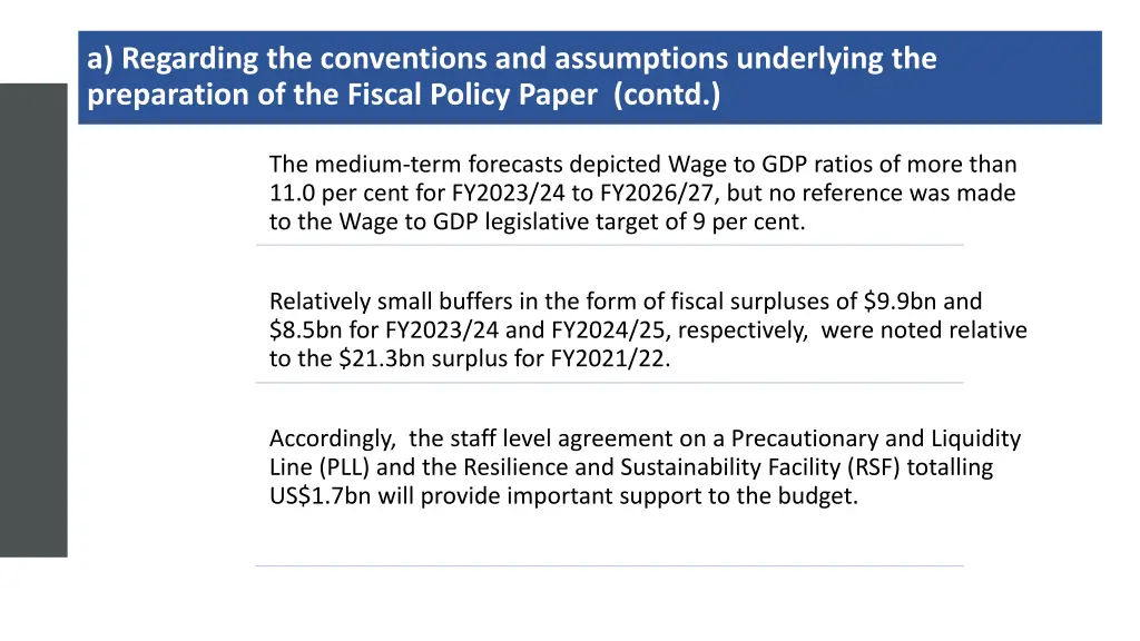a regarding the conventions and assumptions 1
