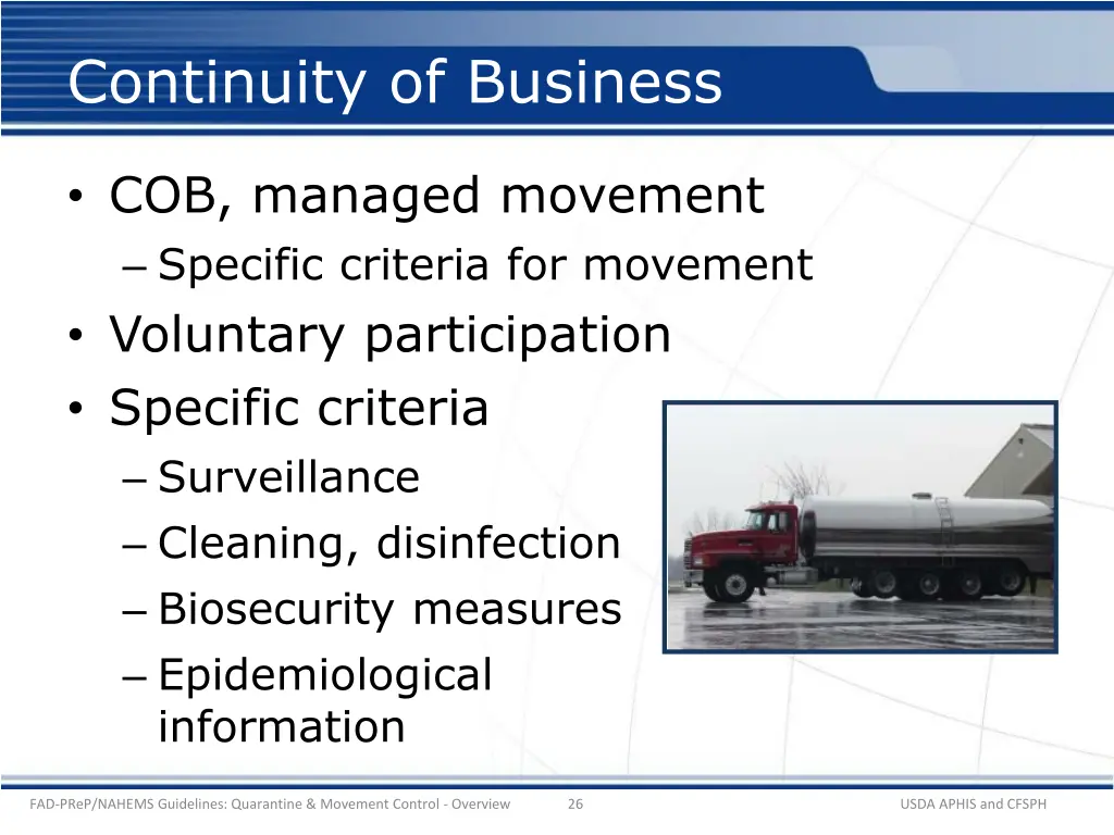continuity of business