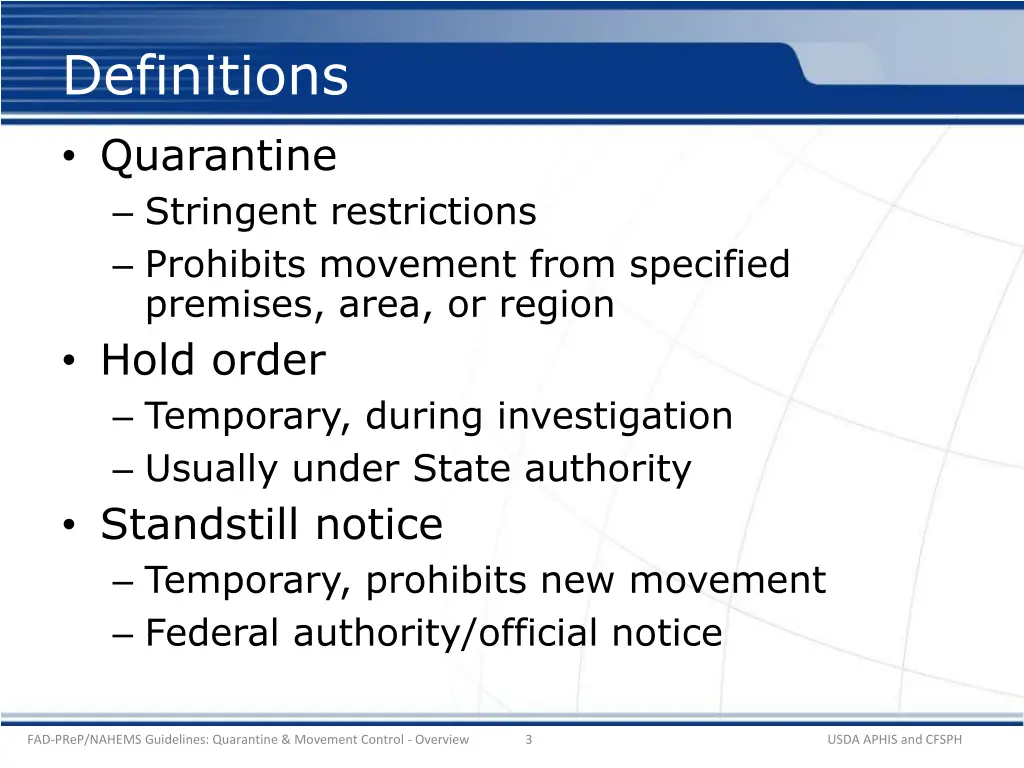definitions