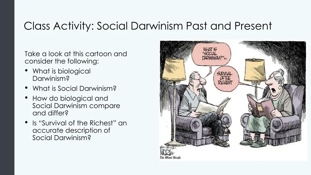 class activity social darwinism past and present
