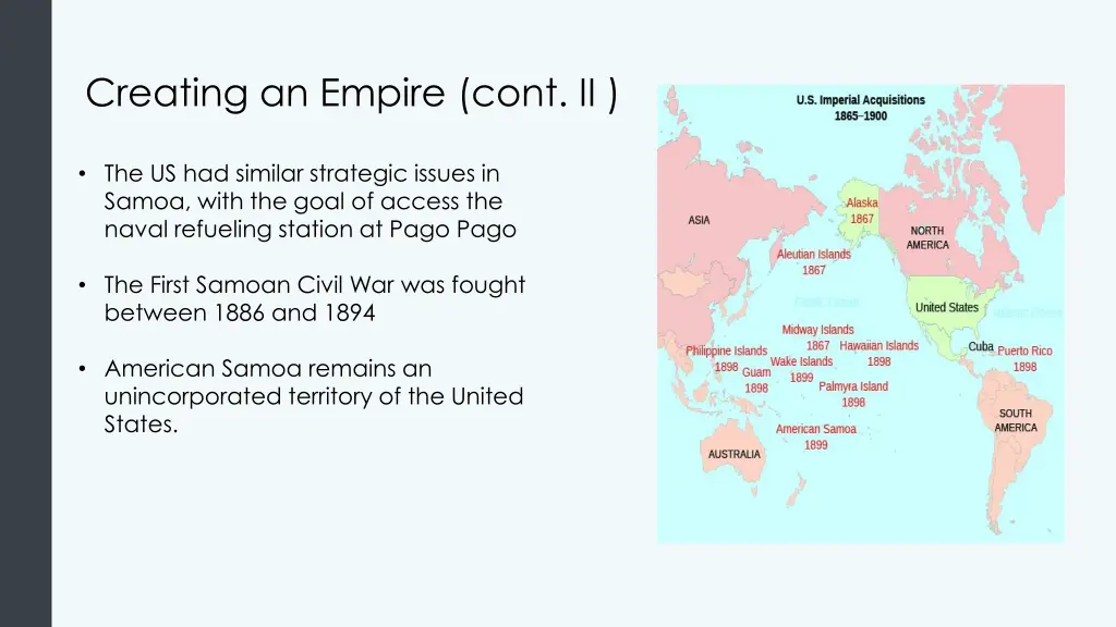 creating an empire cont ii