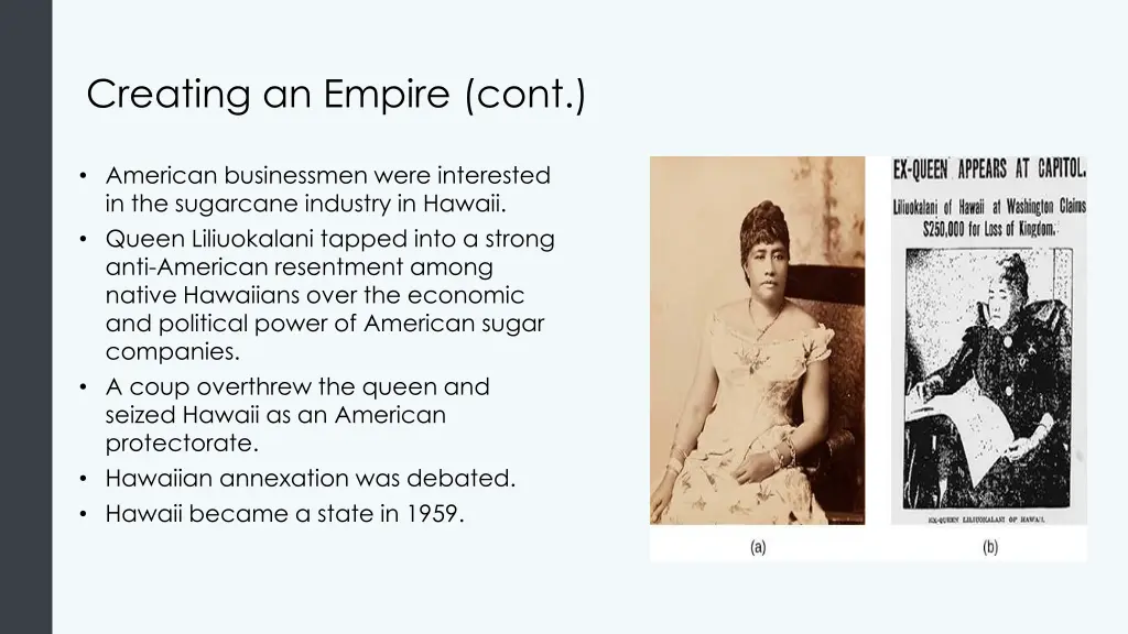 creating an empire cont