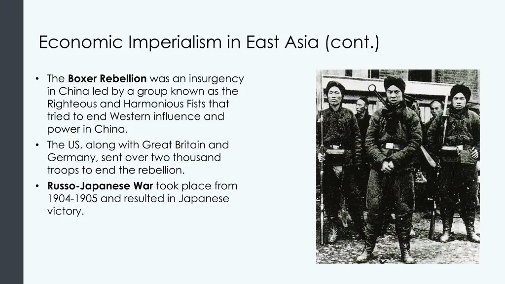economic imperialism in east asia cont