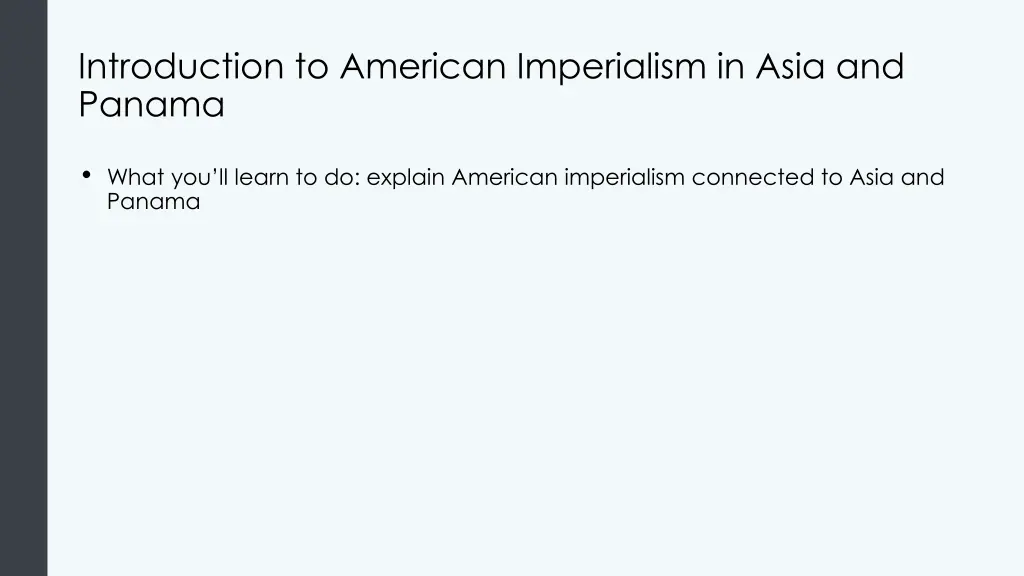 introduction to american imperialism in asia