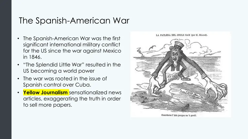 the spanish american war 1