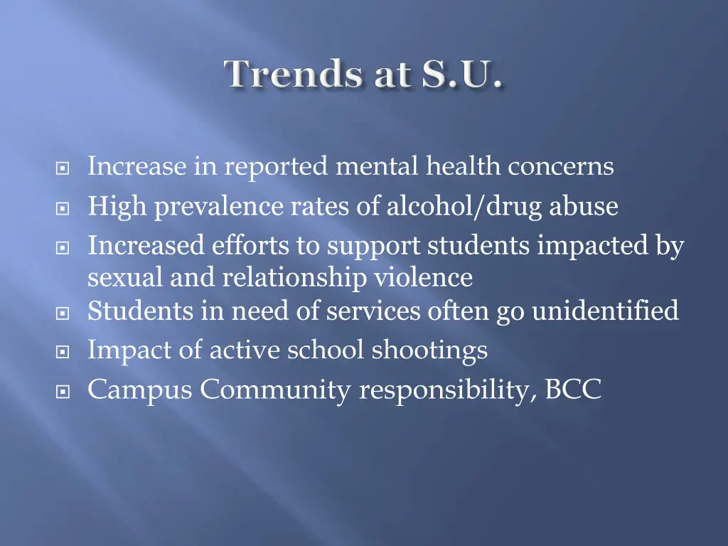 increase in reported mental health concerns high