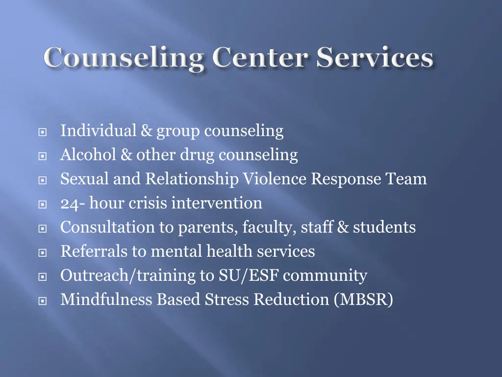 individual group counseling alcohol other drug