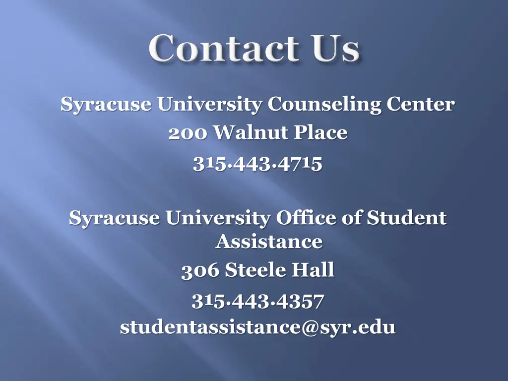 syracuse university counseling center 200 walnut