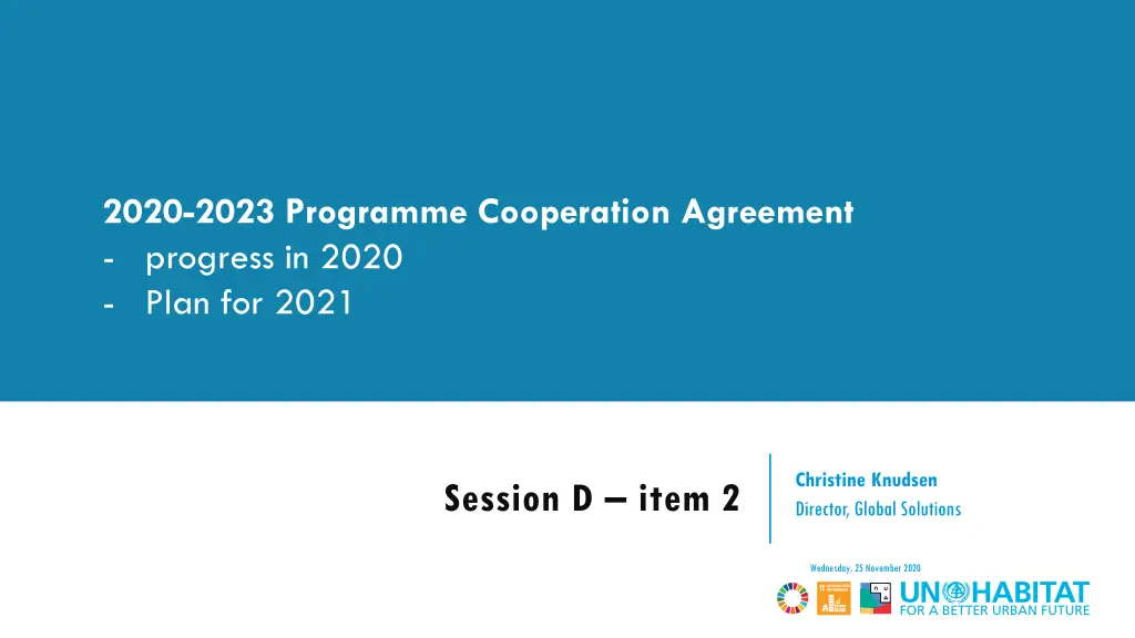 2020 2023 programme cooperation agreement