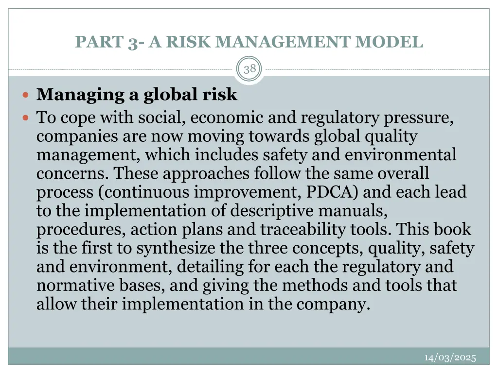 part 3 a risk management model 2