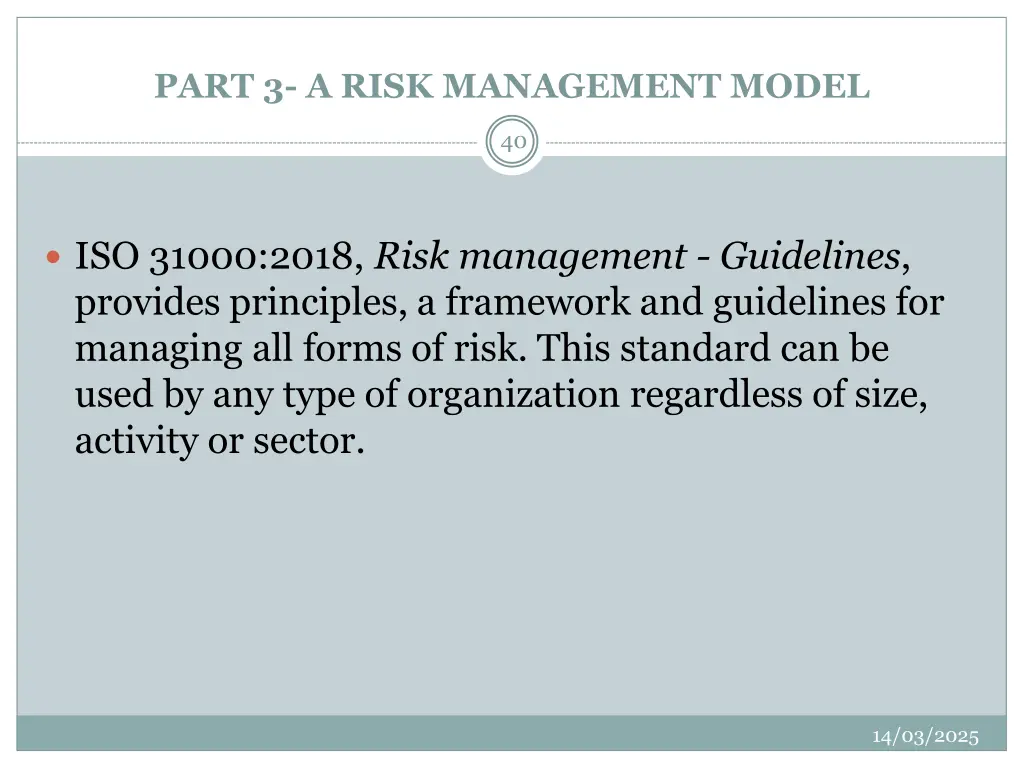 part 3 a risk management model 4