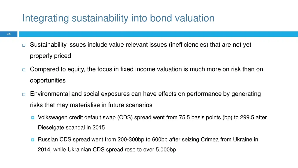 integrating sustainability into bond valuation