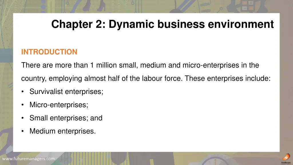 chapter 2 dynamic business environment