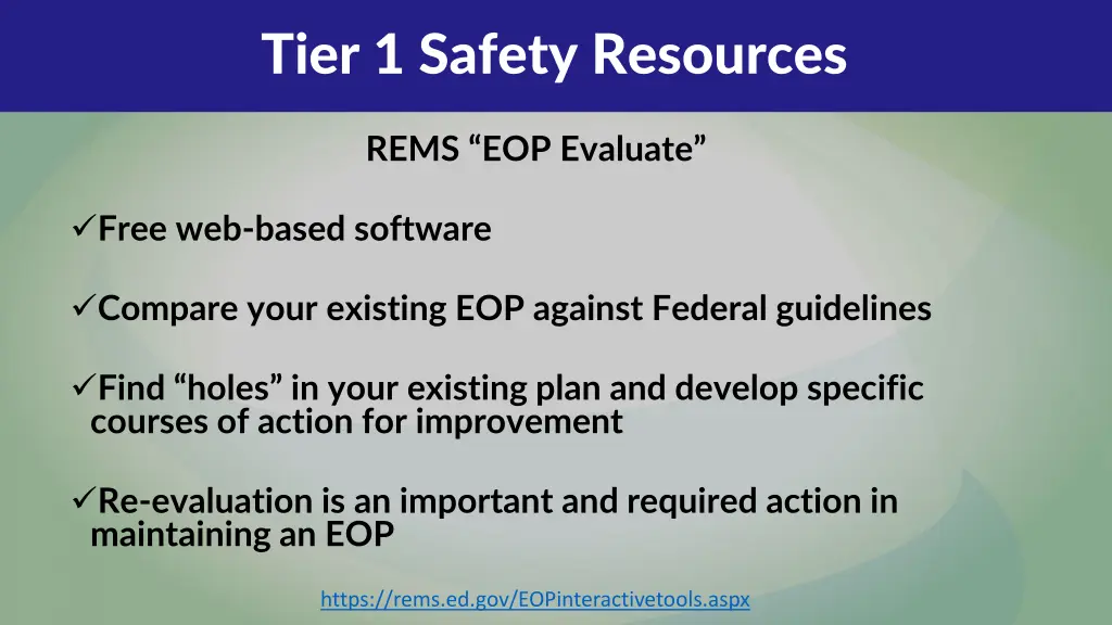 tier 1 safety resources 3
