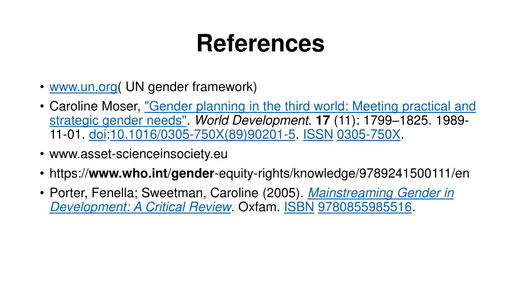 references