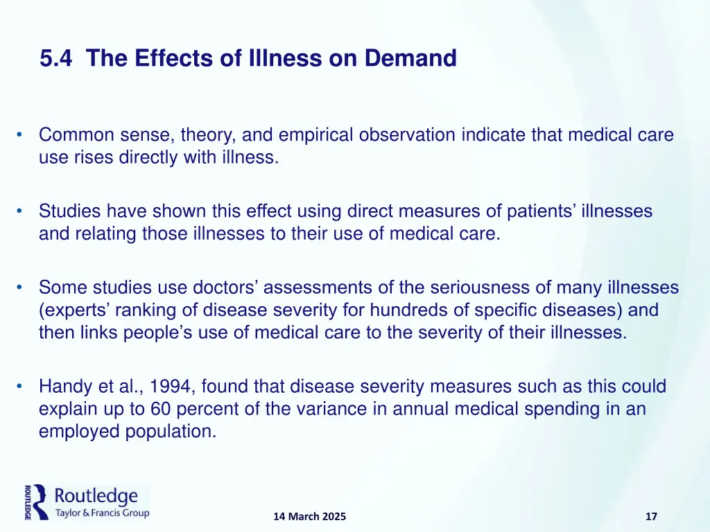 5 4 the effects of illness on demand