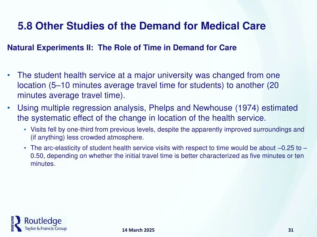 5 8 other studies of the demand for medical care 1