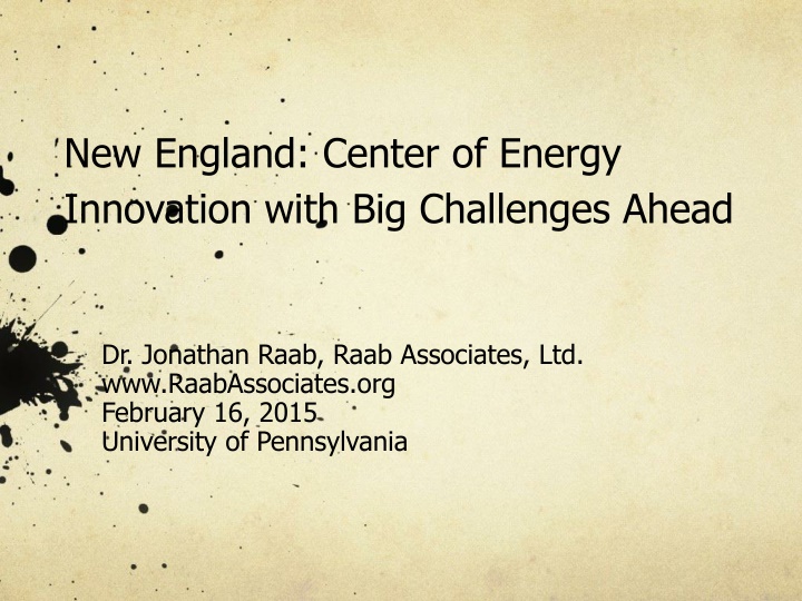 new england center of energy innovation with