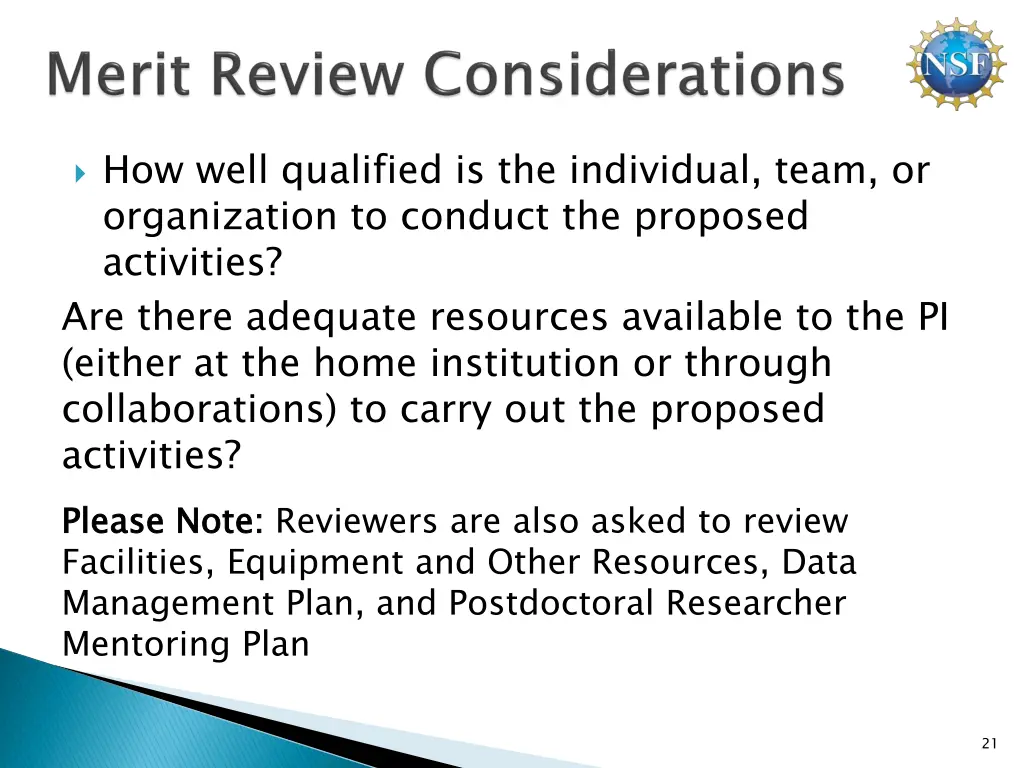 how well qualified is the individual team