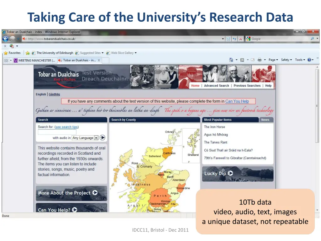 taking care of the university s research data 3