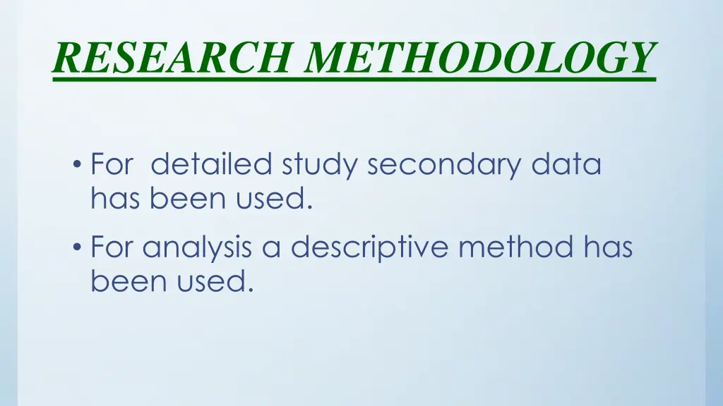 research methodology