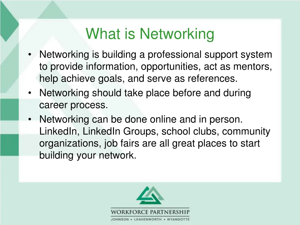 what is networking