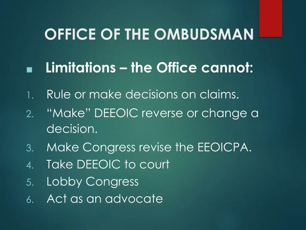 office of the ombudsman 4