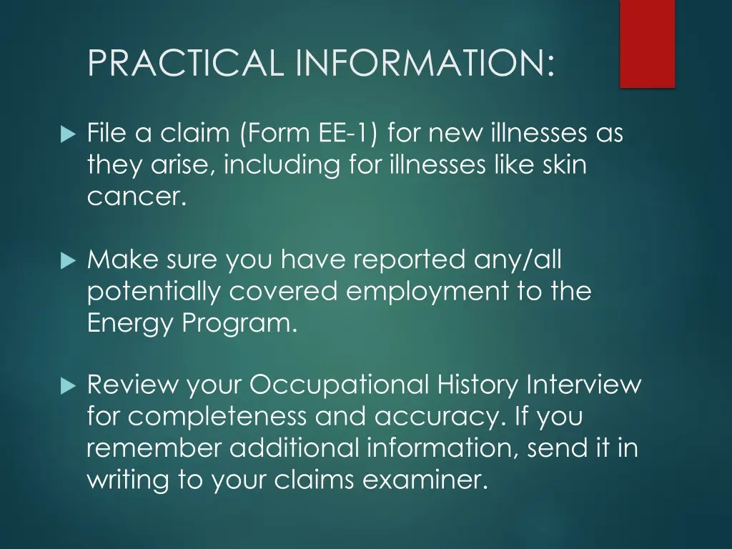 practical information 1