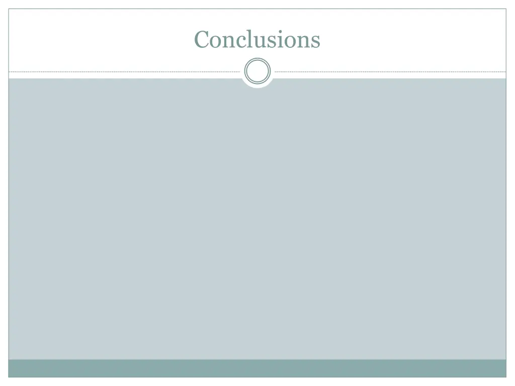 conclusions
