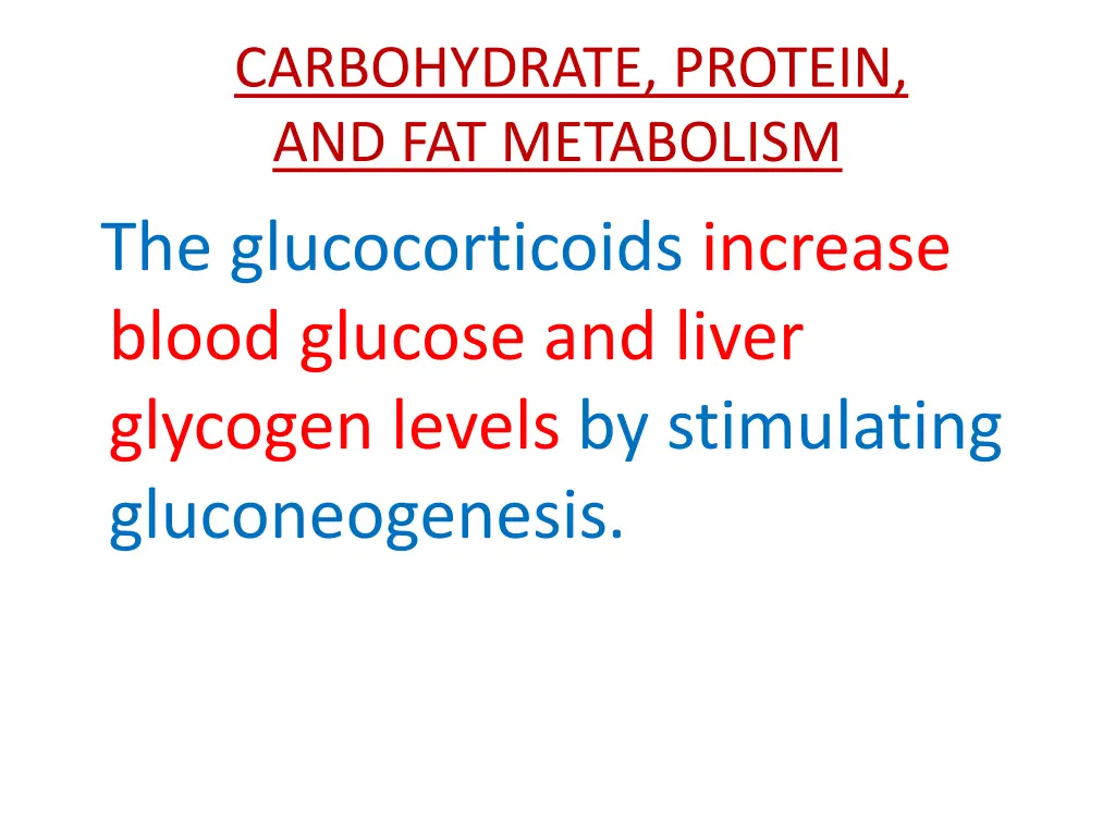 carbohydrate protein and fat metabolism