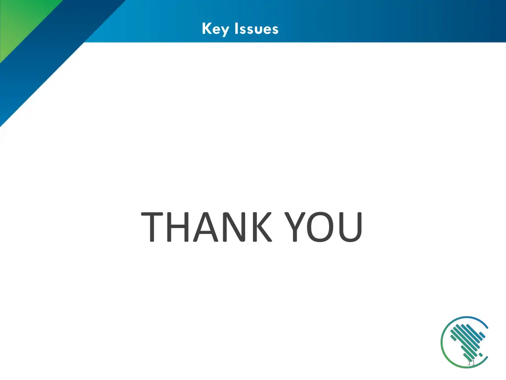 key issues 1