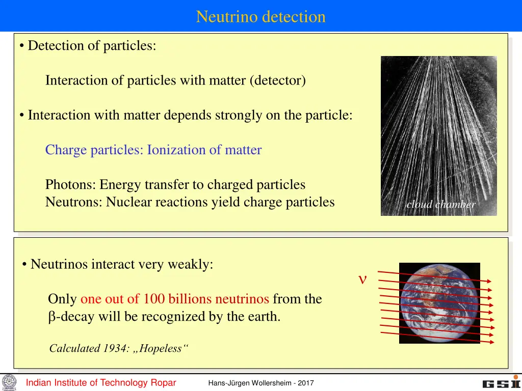 neutrino detection