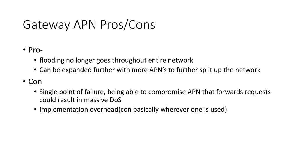 gateway apn pros cons