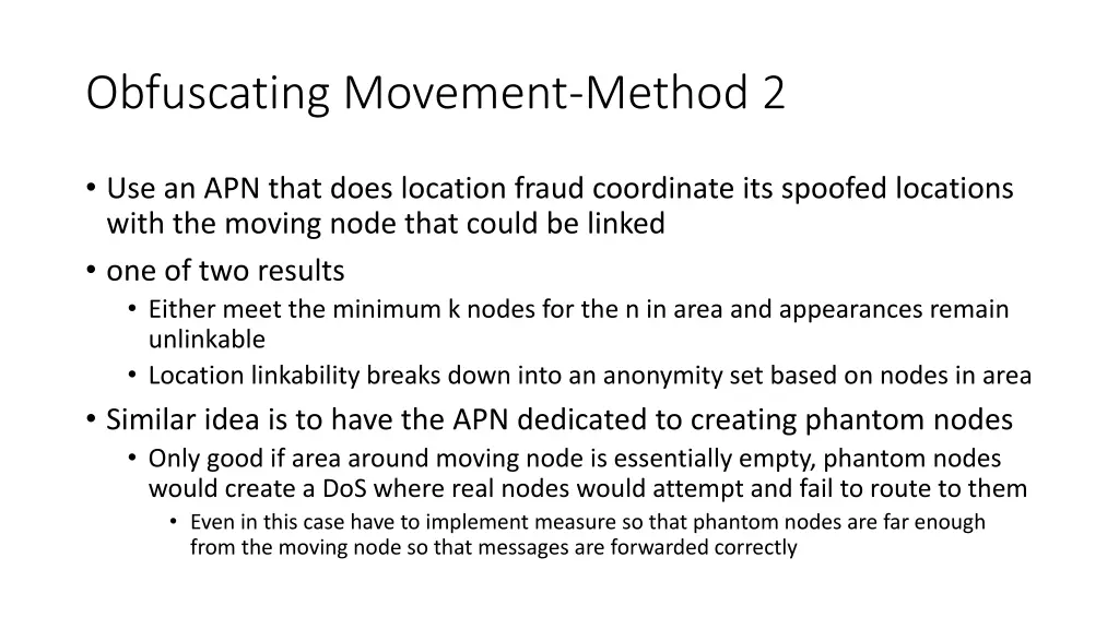 obfuscating movement method 2