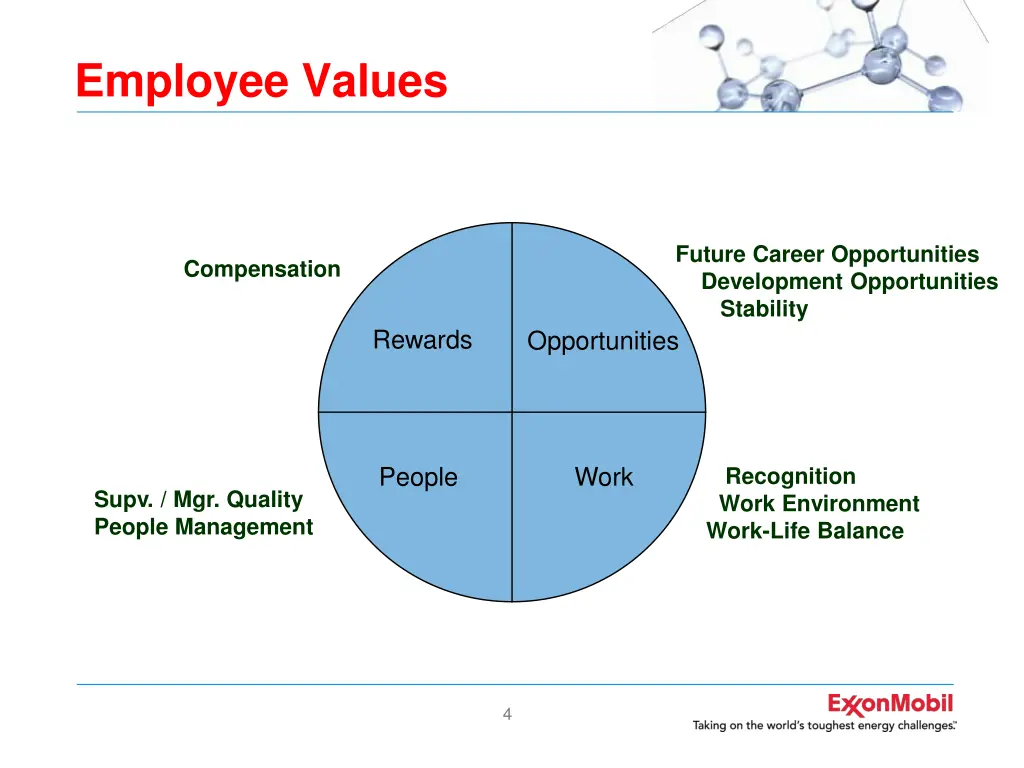 employee values