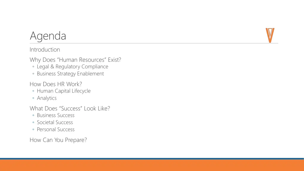 agenda introduction why does human resources