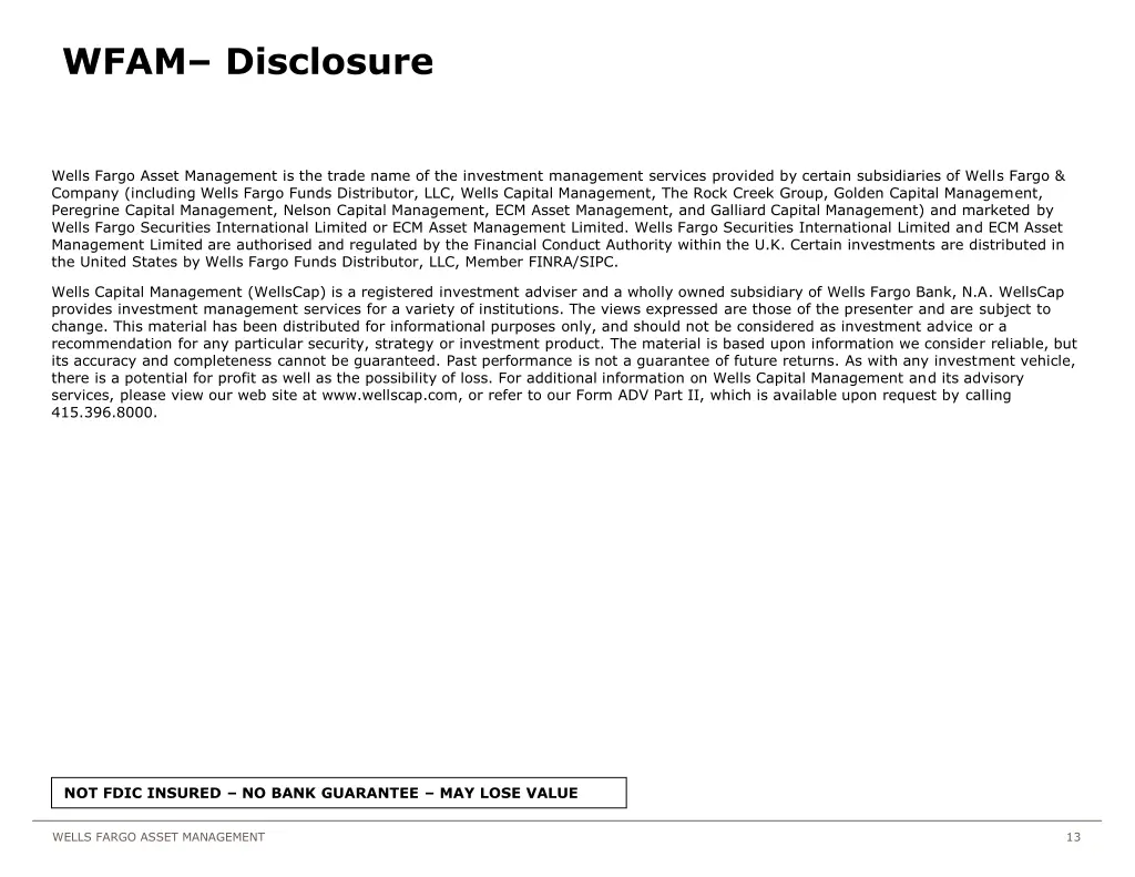 wfam disclosure