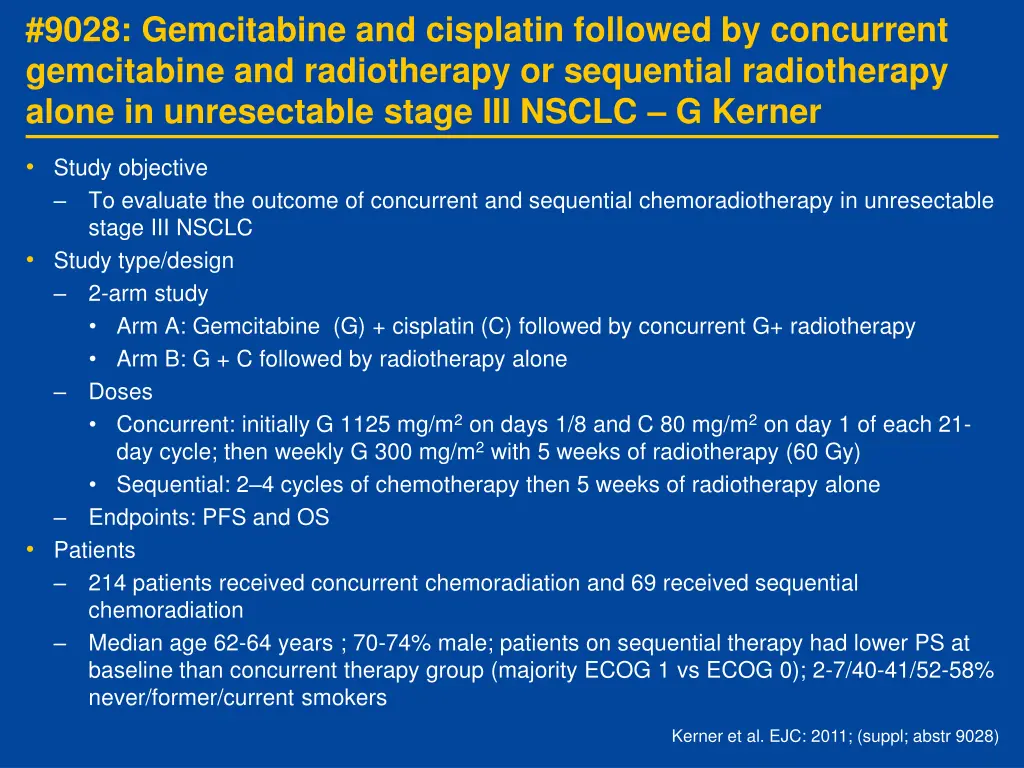 9028 gemcitabine and cisplatin followed