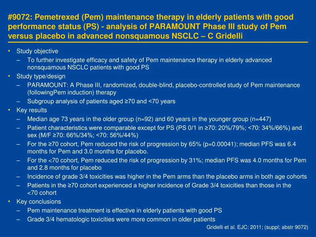 9072 pemetrexed pem maintenance therapy